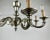 Metal Vintage Bronze Chandelier, Belgium, 1970s For Sale - Image 7 of 11