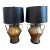 Mid 20th Century Pair of Large Brass Table Lamps For Sale