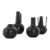 Four Hands Aleta Vases, Iron Black - Set of 4 For Sale
