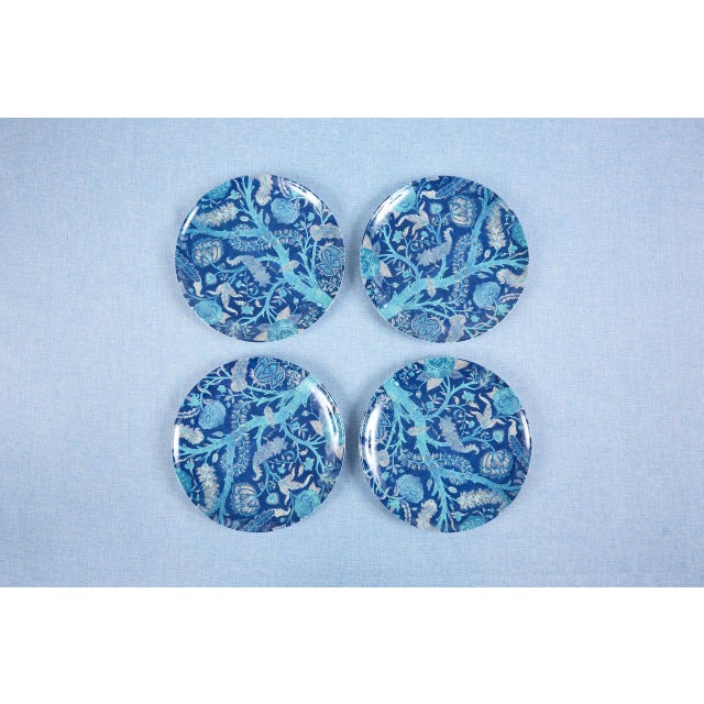 2020s Coromandel Blue Dinner Plates, Set of 4 For Sale - Image 5 of 5