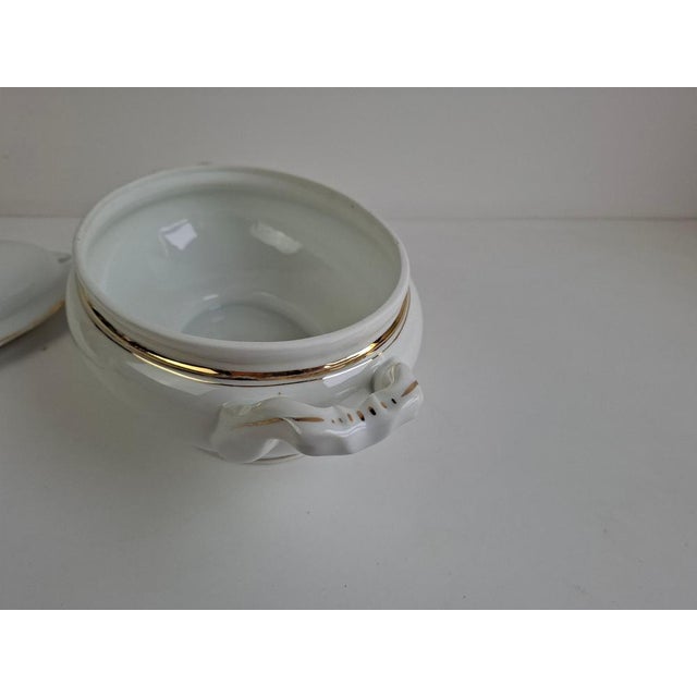 Art Deco Porcelain Soup Tureen by Duchcov Eduard Eichler, Czechoslovak, 1930s For Sale - Image 9 of 18