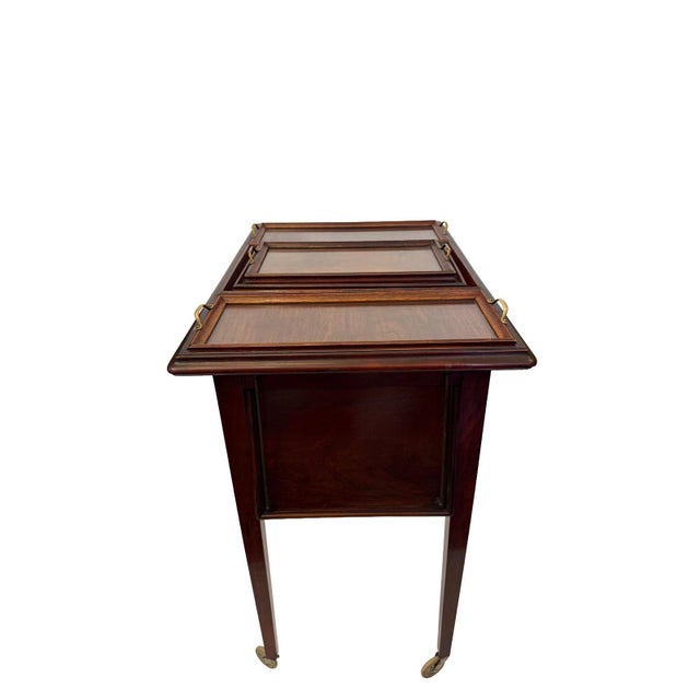 Regency Revival Metamorphic Mahogany Butler's Trolley, England, 1900s For Sale - Image 12 of 18