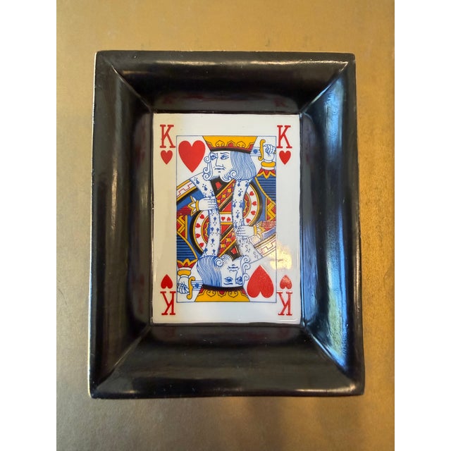 Vintage Gucci "King of Hearts" Ashtray or Dish For Sale In Los Angeles - Image 6 of 8