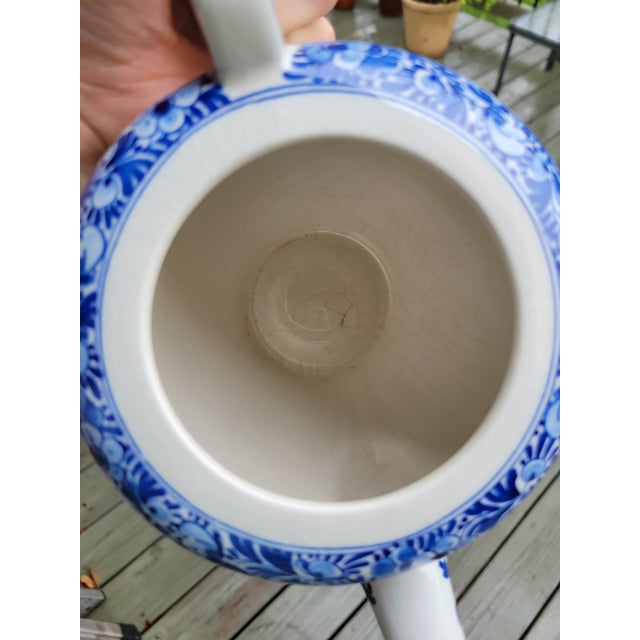 1970s Royal Delft Teapot For Sale - Image 11 of 17