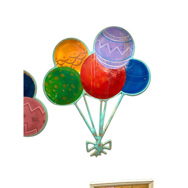 One of a kind!!! These are so fun, I can’t stand it! A pair of early 20th century French Whimsical Monumental Balloon Wall...