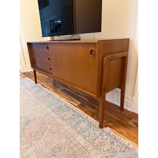 Mid-Century Modern Mid-Century Modern Teak Credenza For Sale - Image 3 of 4