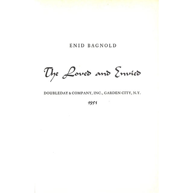 "The Loved and Envied" 1951 Bagnold, Enid For Sale - Image 4 of 6