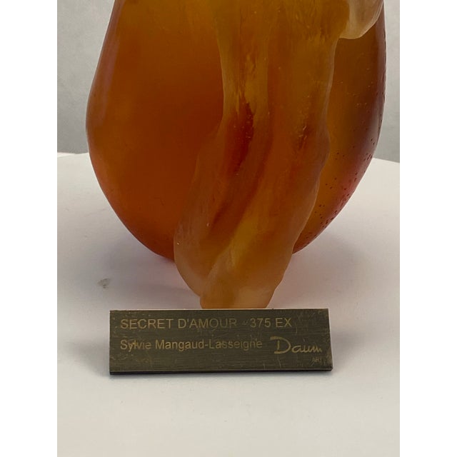 Daum Secret d'Amour by Sylvie Mangaud Lasseigne 375 Ex For Sale In Los Angeles - Image 6 of 7