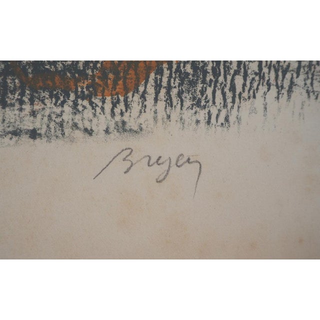 Camille Bryen, Chinese Umbrella, 1973, Original Lithograph For Sale - Image 4 of 10