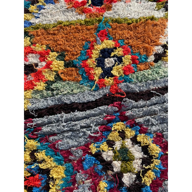 1980s 1980s Vintage Traditional Berber Boucheruite Berber Rug For Sale - Image 5 of 10