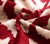 Textile Hand-Knotted Silk Velvet Ikat Pillow - 16x16 Crimson & Champagne Heritage For Sale - Image 7 of 8