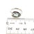 Natural Solitaire Aquamarine Ring 6.5 14k W Gold 1.60 TCW Certified For Sale - Image 11 of 12