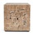 Tan Washed Teak Cube Side Table For Sale - Image 8 of 11