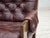 Vintage Scandinavian Highback Chair in Leather and Dark Beech, 1970s For Sale - Image 15 of 18