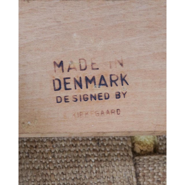 Model 43 Armchair in Teak and Black Leather by Erik Kirkegaard for Høng Stolefabrik, 1950s For Sale - Image 10 of 12