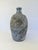 2010s Blue Modern Textured Pottery Vase For Sale - Image 5 of 10