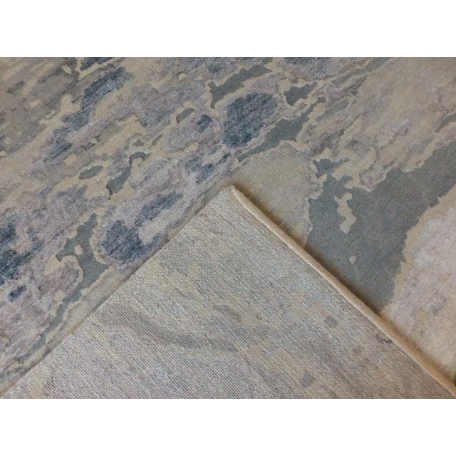 Modern Hand Knotted Abstract Rug- 8'x 10' For Sale - Image 11 of 12