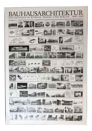 The Bauhaus in Weimar, Dessau, and Berlin 1919-1933 Poster, 2000