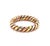 Bulgari Mid 20th Century Bvlgari Tubogas 18k Tri-Color Gold Band Ring Size 6.5 For Sale - Image 4 of 7