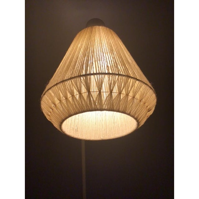Scandinavian Floor Lamp with Thread Shade attributed to Boréns, 1950s For Sale - Image 14 of 18