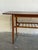 Teak Coffee Table With Slatted Lower Shelf and Tapered Legs Denmark 1960s For Sale - Image 4 of 9