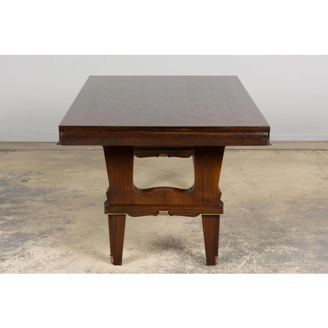 1930s French Parisian Art Deco Rosewood Dining Table For Sale - Image 13 of 18