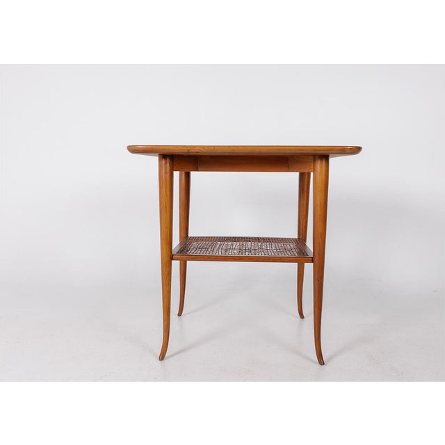 Pair of Mid Century Modern End Tables, Walnut, 1950s, Gibbings Style For Sale In Miami - Image 6 of 12