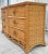 Victorian Style Six Drawer Rattan Dresser From 70's For Sale - Image 4 of 11