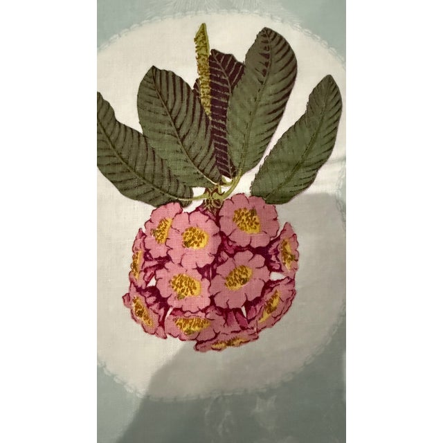 Coastal Schumacher Raoul Textiles “Martinique Sea” Tropical Botanical Fabric – Designer Textile For Sale - Image 3 of 5