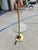 Vintage Stiffel Model #3622 (Mcm) Brass Lotus Lily Parzinger Floor Lamp Featuring Integrated Glass End Table For Sale - Image 13 of 17
