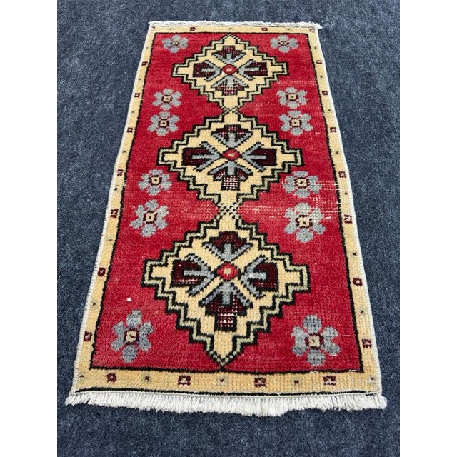 Turkish Yastik Rug 1'5" x 2'10" #23684 Explore a curated collection of hallway runners, wool rugs, and handmade...