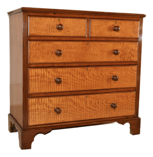 19th Century Hungarian Ash and Walnut Chest From England