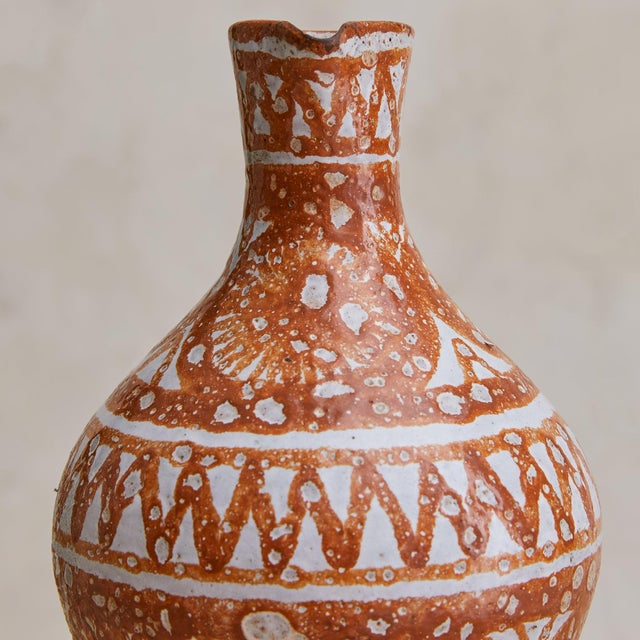 Ceramic French Ceramic Pitcher by Robert Picault, 1950s For Sale - Image 7 of 8