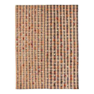 Mid 20th Century Decorative Vintage Turkish Kilim Rug For Sale