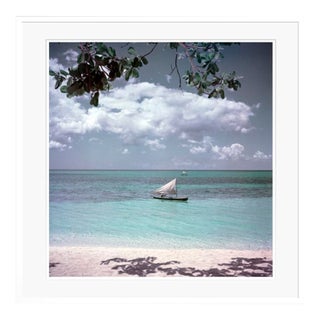 Jamaica Sailing 1948 by Toni Frissell Oversize Fine Art Print Framed White For Sale