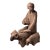 Vintage Paolo Grasso Attributed Terracotta Hand Sculpted Figurine For Sale