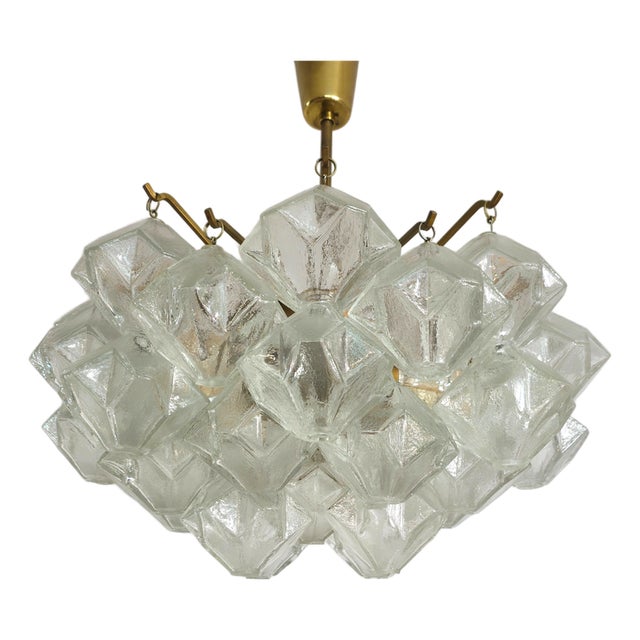 Mid-Century Murano Glass Pagode Chandelier from J. T. Kalmar, 1960s For Sale