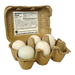 Lot of 5 Vintage Nesting Milk Glass Eggs For Sale