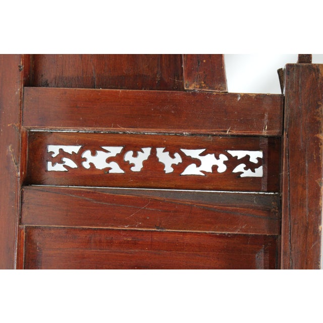 Carved Scenic Wall Art / Panel Set Wisdom Harmony and Prosperity For Sale - Image 16 of 18
