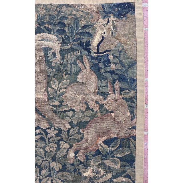 17th-Century Tapestry With Animals For Sale - Image 4 of 8