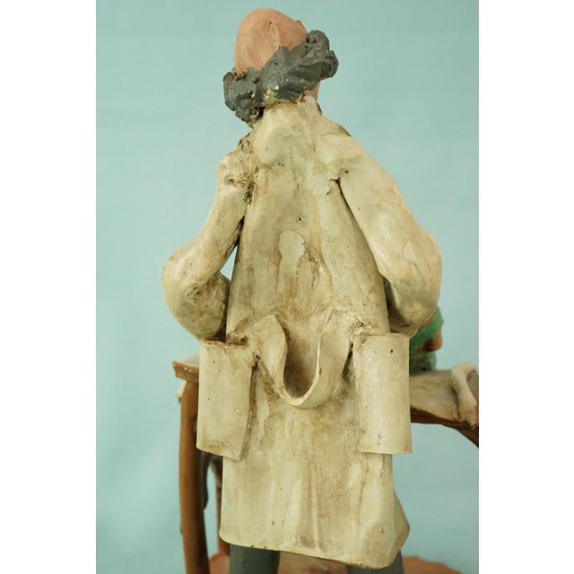 20th Century Terracotta Sculpture of Pediatrician Doctor by Leonardo Bonaccorso, Italy For Sale - Image 15 of 18