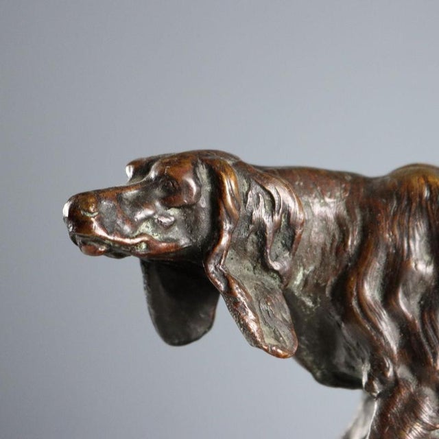 Hunting Dog in Bronze For Sale - Image 3 of 9