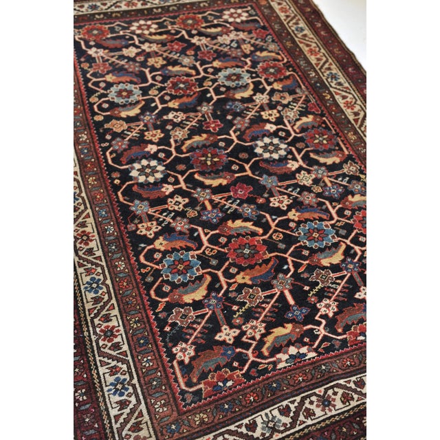 1930s Herati Persian Rug, 4.2 x 6.6 For Sale In Milwaukee - Image 6 of 11