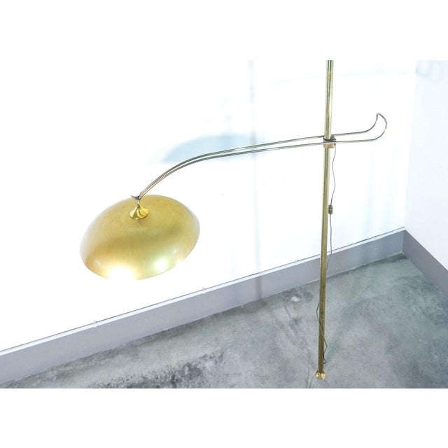 Vintage Italian Brass Floor Lamp, 1940s For Sale - Image 14 of 18