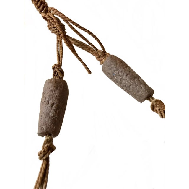 Vintage 1970s Ceramic Hanging Sculptural Planter / Mid Century Vase / Modernist Art Pottery Plant Vessel For Sale In Cleveland - Image 6 of 9