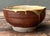 Brown Vintage Original Studio Pottery Drip Glaze Bowl For Sale - Image 8 of 12