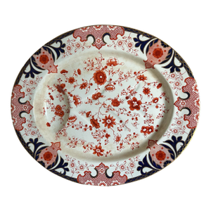 Antique Royal Crown Derby 2149 Meat Turkey Large Platter, England