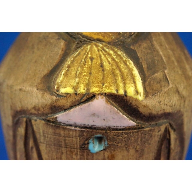 20th Century Modern Anthropomorphic Ceramic Bottle Vase by Fanciullacci Brothers for Fratelli Fanciullacci, Italy, 1940s For Sale - Image 17 of 18