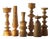 Scandinavian Wooden Candleholders, Set of 6 For Sale