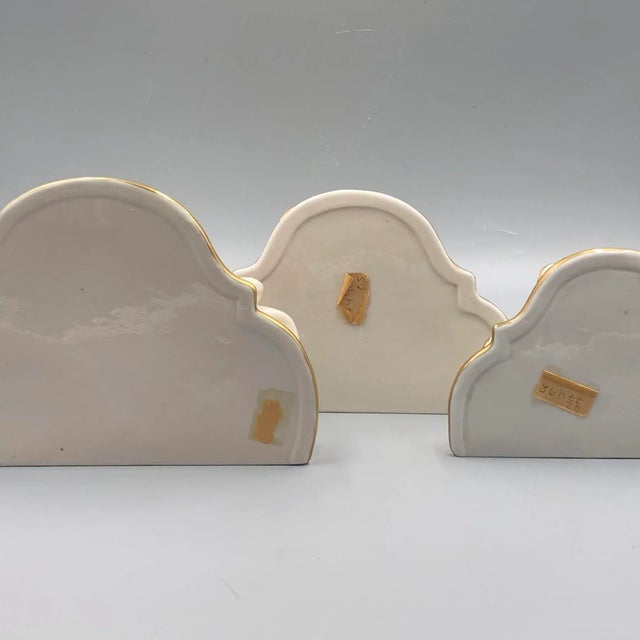 Baroque Rococo Hand-Painted Porcelain Wall Consoles from Kämmer, Dresden, Set of 3 For Sale - Image 3 of 18